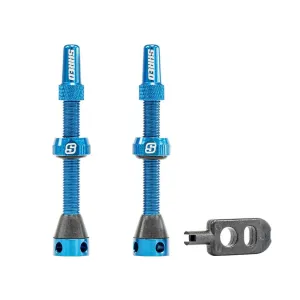 Shred Tubeless Valve Set 50Mm Blue