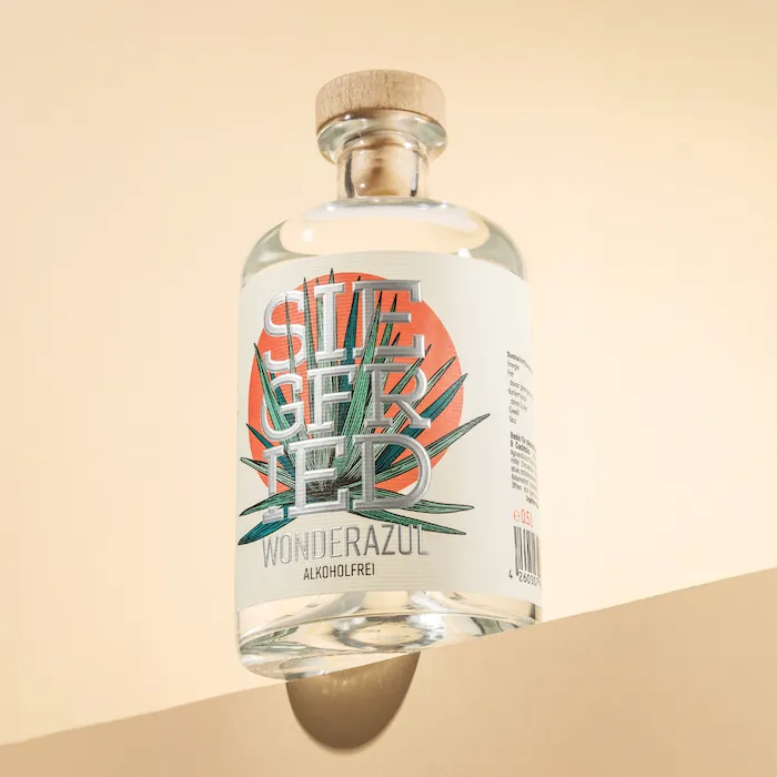 Siegfried Wonderazul Alternative zu Tequila alkoholfrei 500 ml