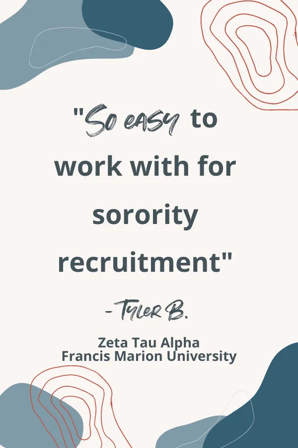Sigma Delta Tau Recruitment Simple Heart Ringer