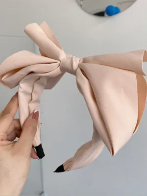 Silk Big Bow Headband