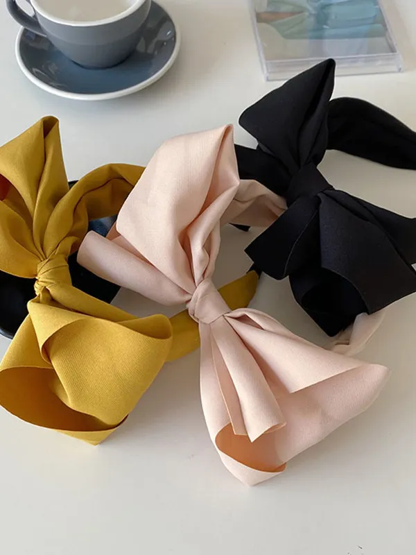Silk Big Bow Headband