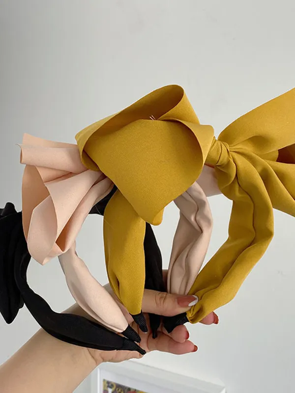 Silk Big Bow Headband