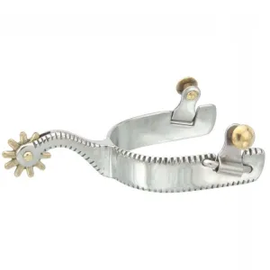 Silver Etched Edge Show Spurs