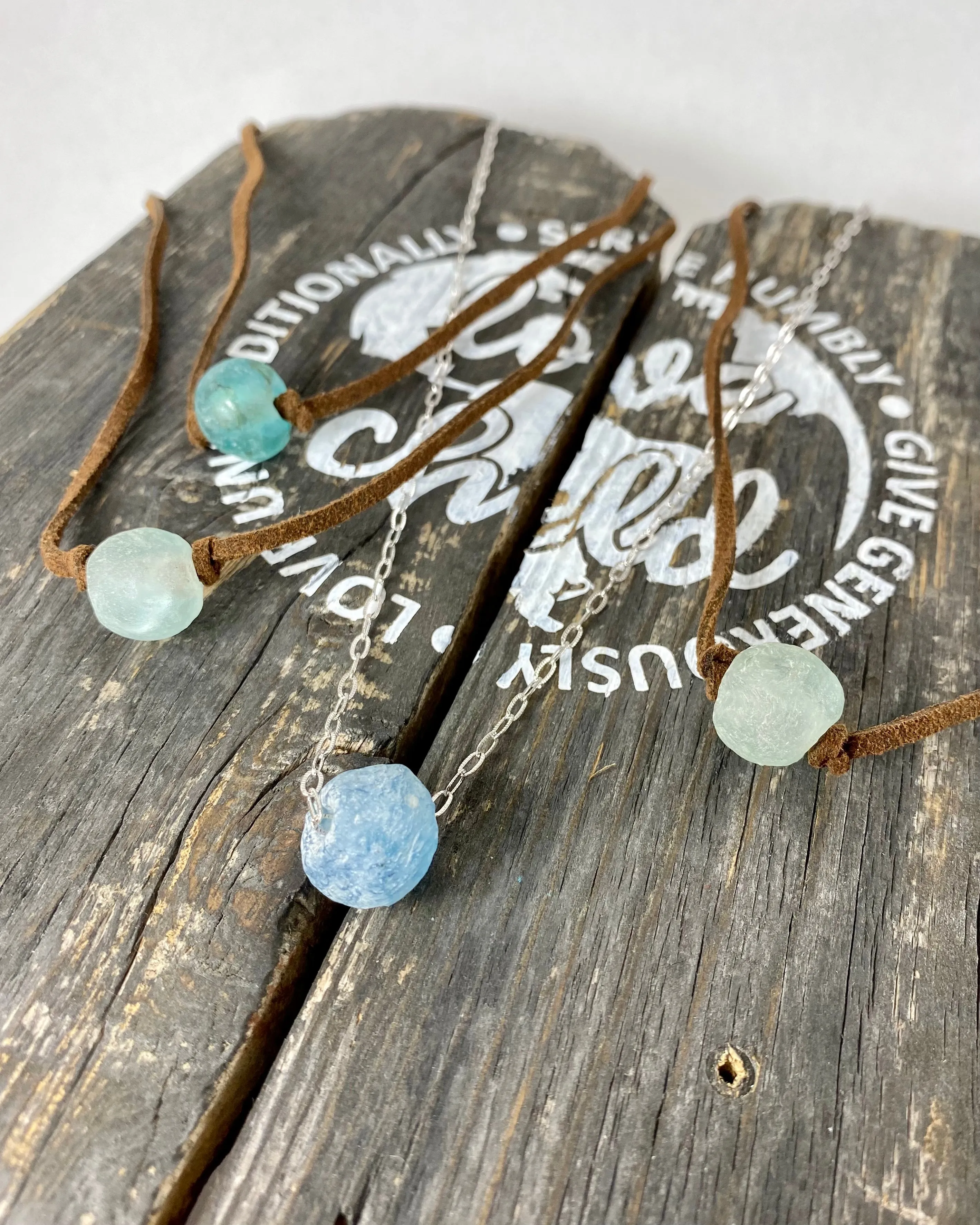 Simple African Trade Bead Necklace