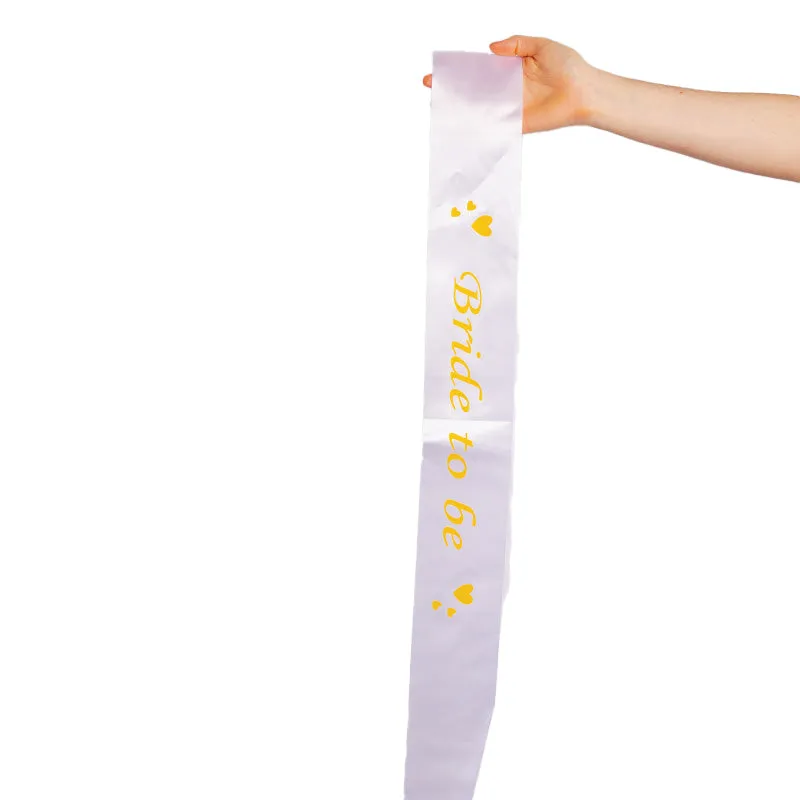 Simple Bridal Sash