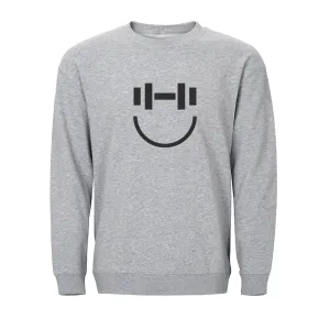 Simple Dumbbell Smile Sweatshirt