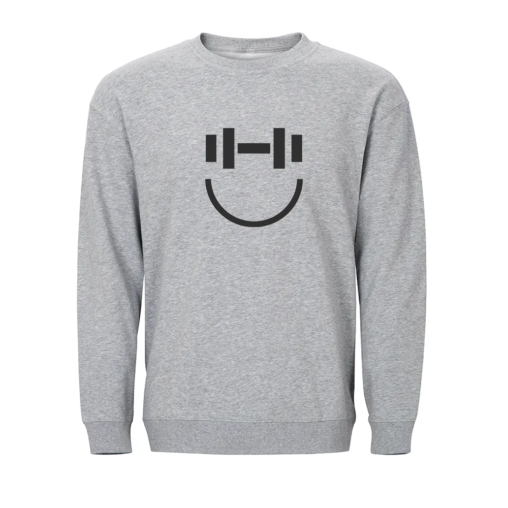 Simple Dumbbell Smile Sweatshirt