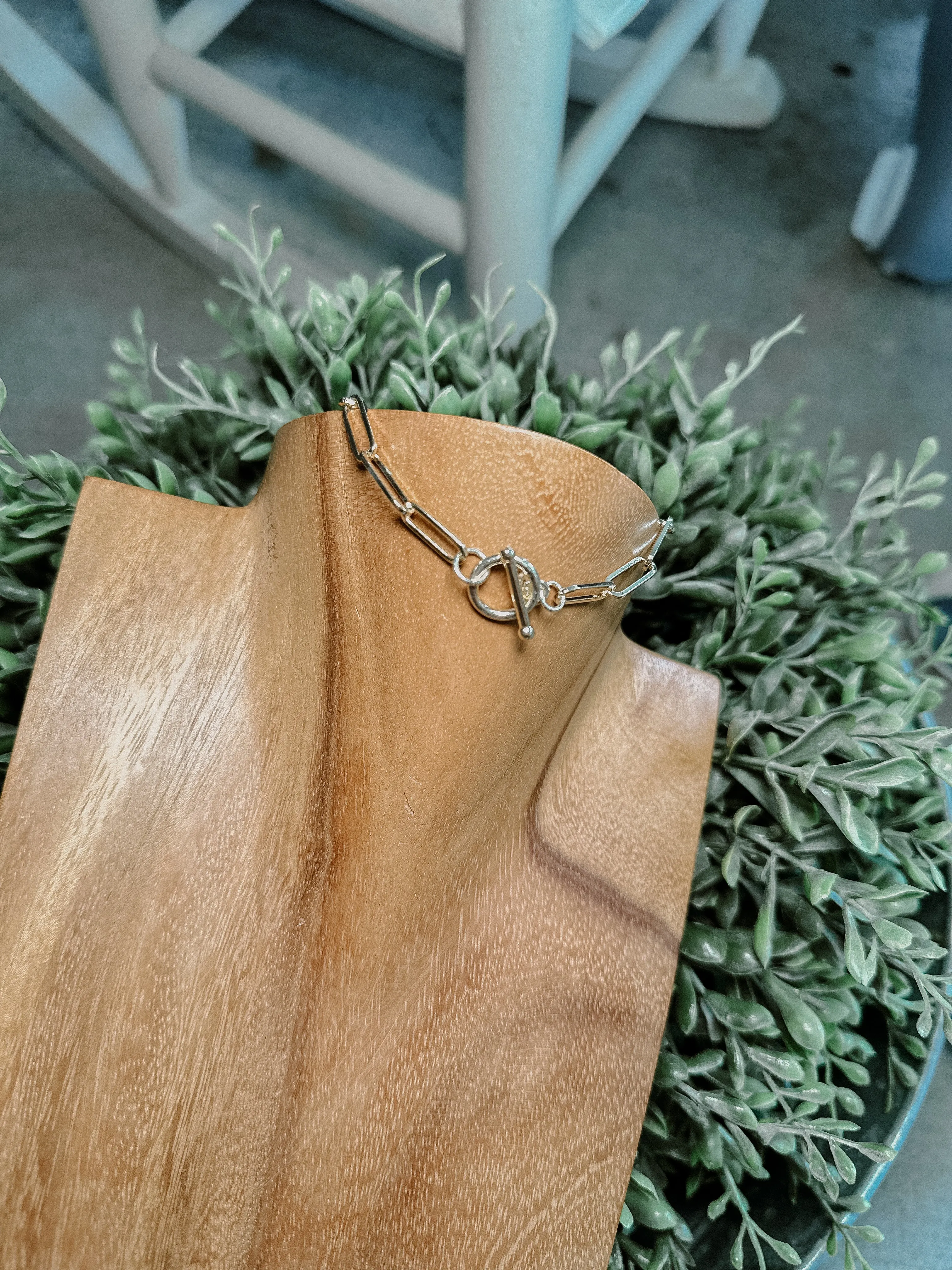 Simple Gold Link Bracelet