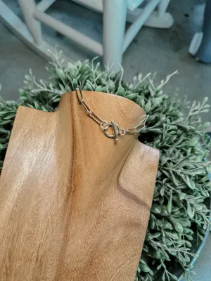 Simple Gold Link Bracelet