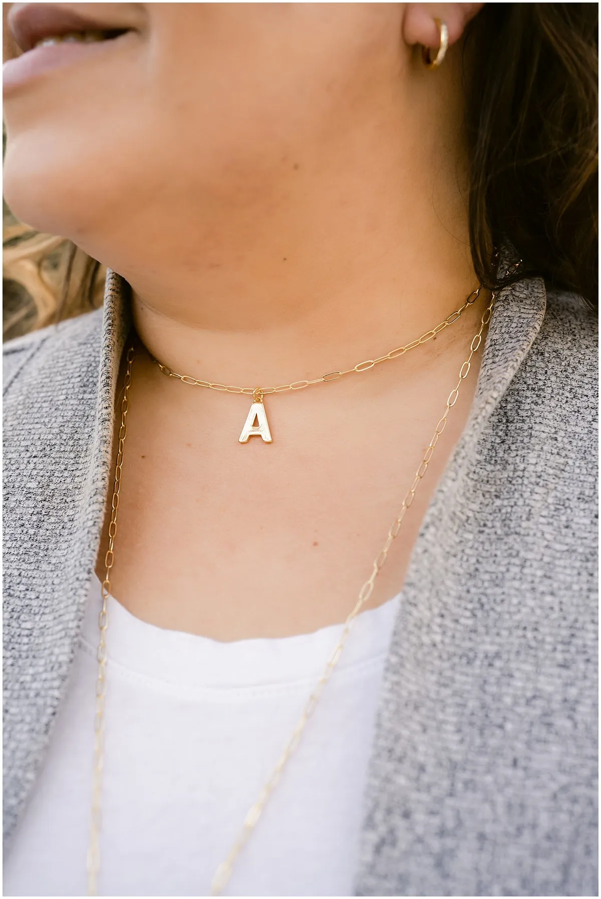 Simple Initial Necklace