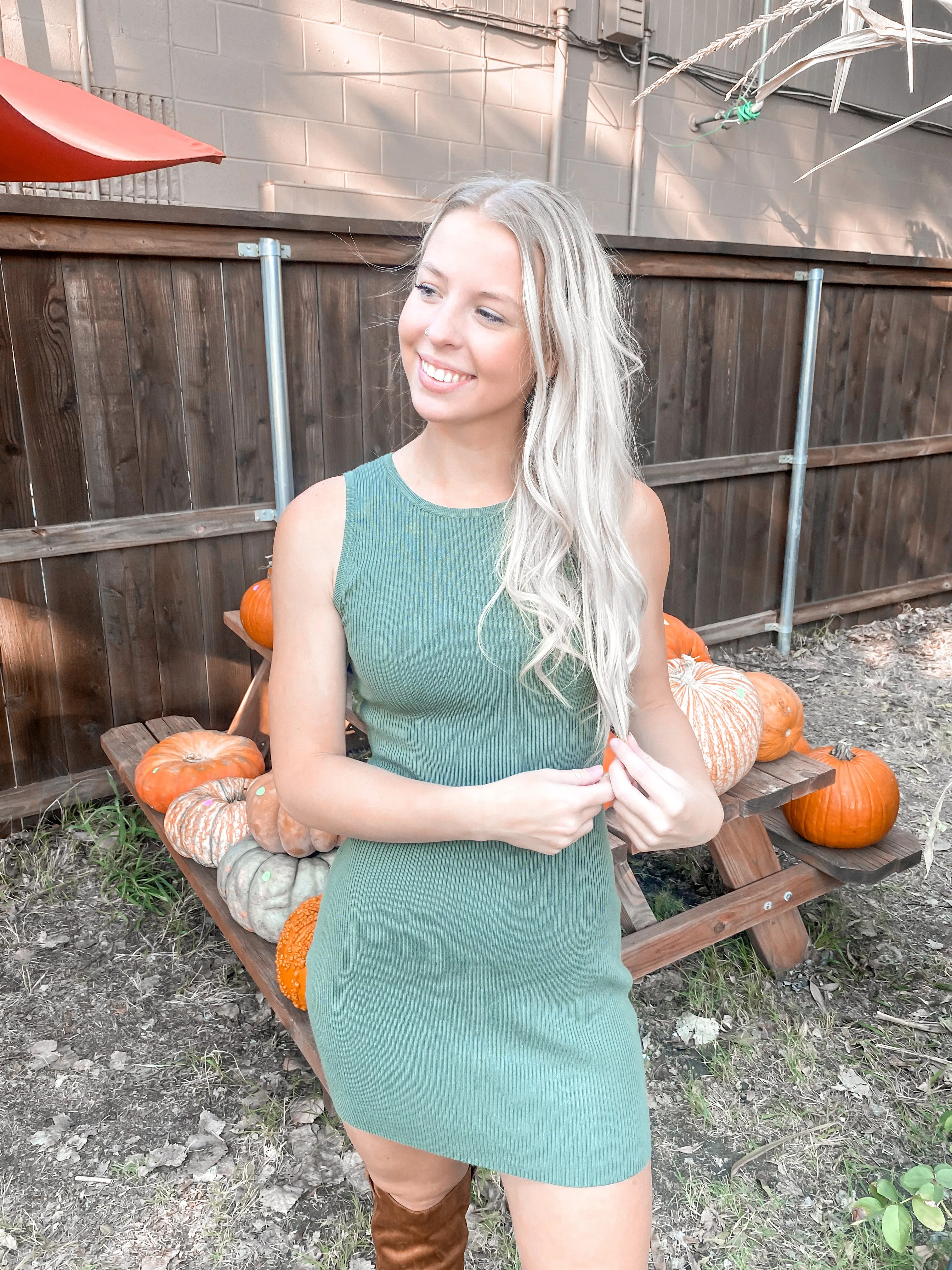 Simple Layers Knit Dress