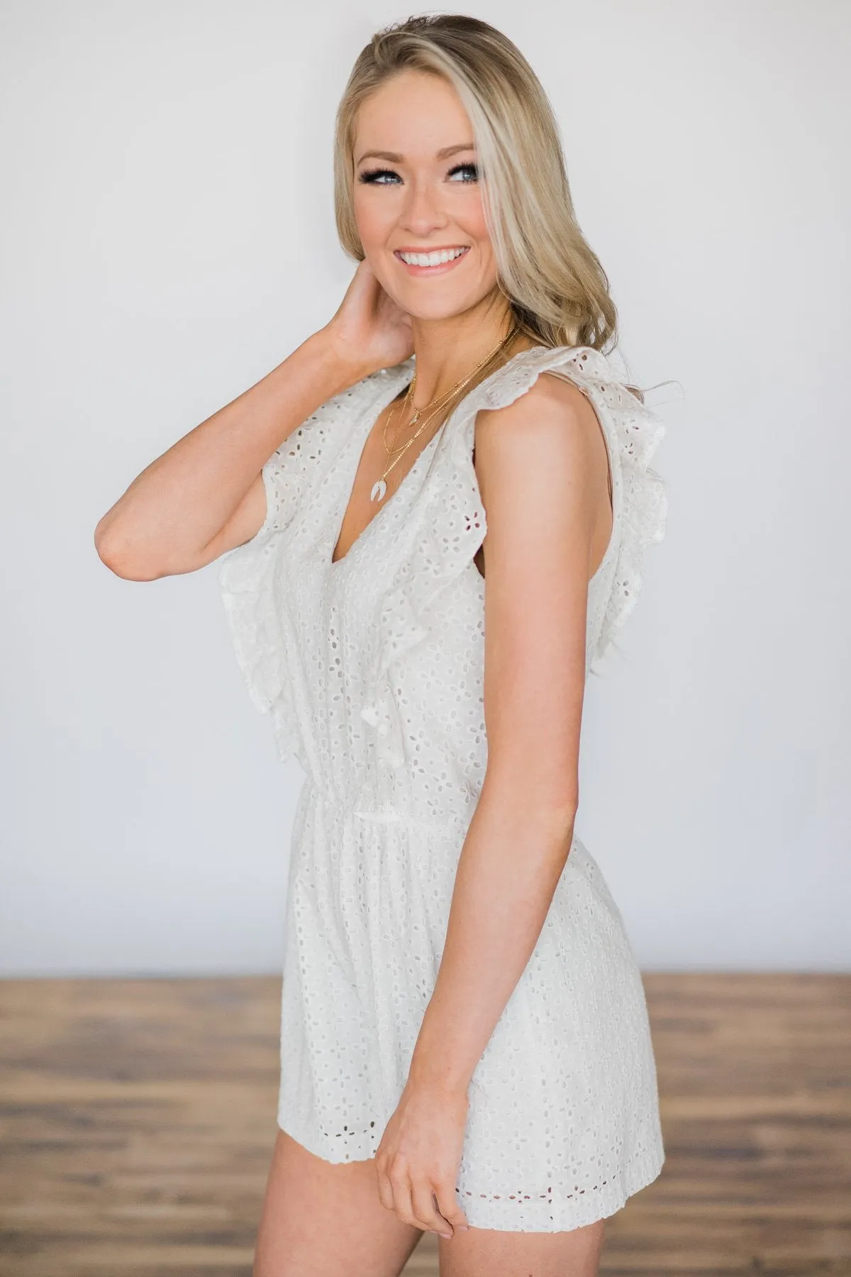 Simple Love Ivory Romper