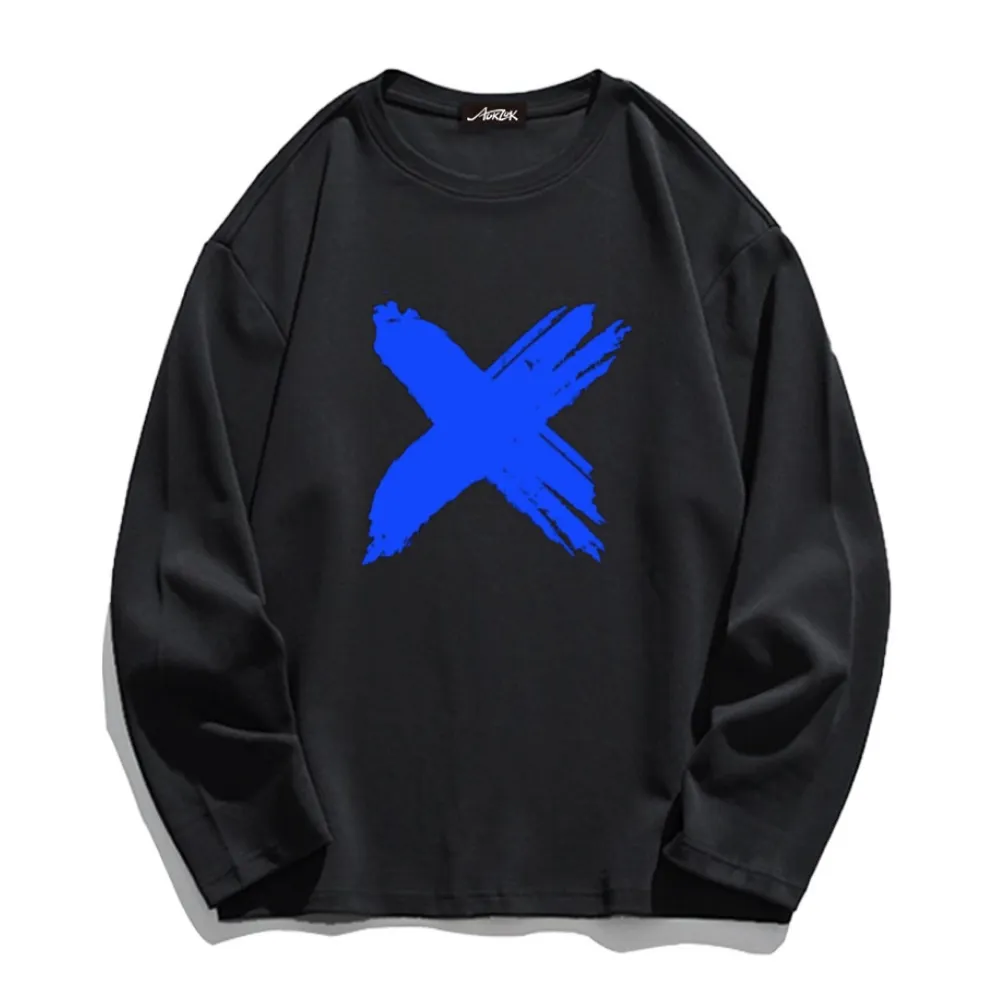 Simple Pattern Long Sleeve Shirt
