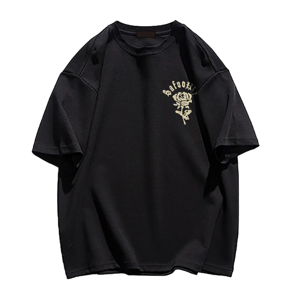 Simple Rose Letters T-Shirt