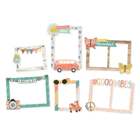 Simple Stories - Boho Sunshine - Chipboard Frames