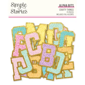 Simple Stories - Crafty Things - Alpha Bits & Pieces