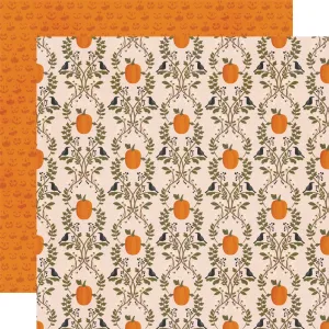Simple Stories - FaBOOlous - 12x12 Single Sheet - Hello, Pumpkin