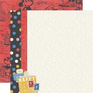 Simple Stories - Say Cheese Classic Mouse - 12x12 Single Sheet - That's a Classic