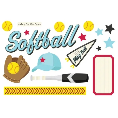 Simple Stories - Softball - Simple Pages Page Pieces