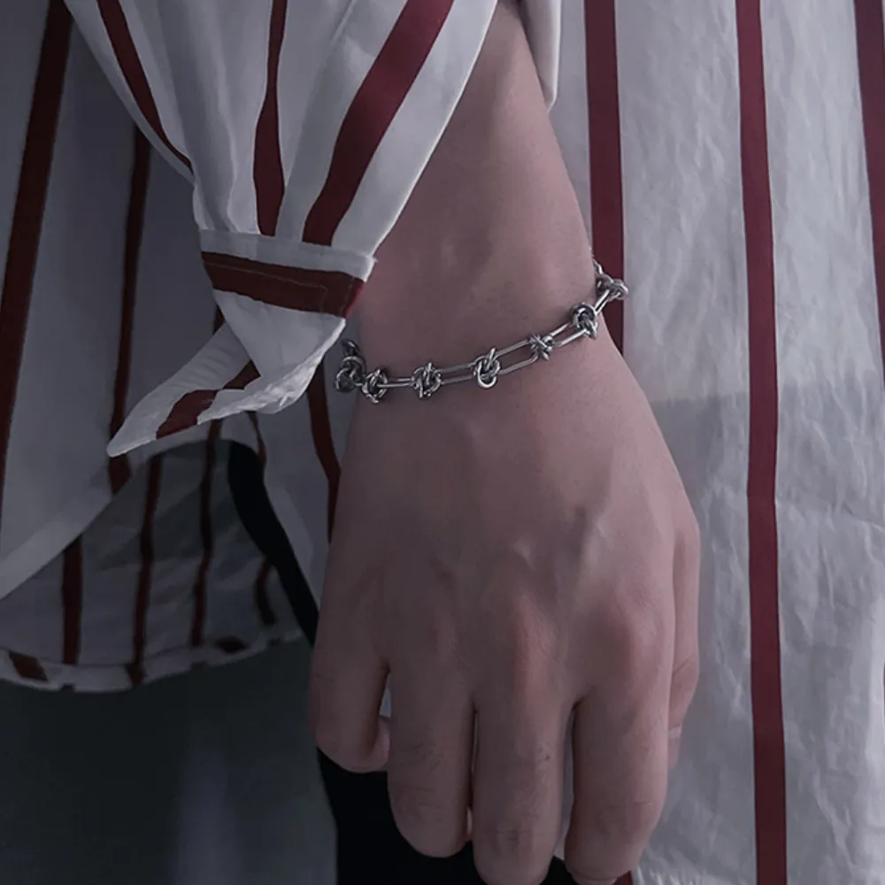 Simple Street Creative Stitching Bracelet&Necklace