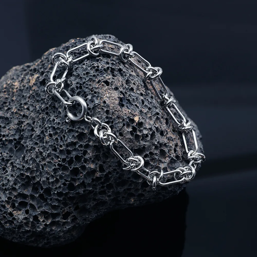 Simple Street Creative Stitching Bracelet&Necklace