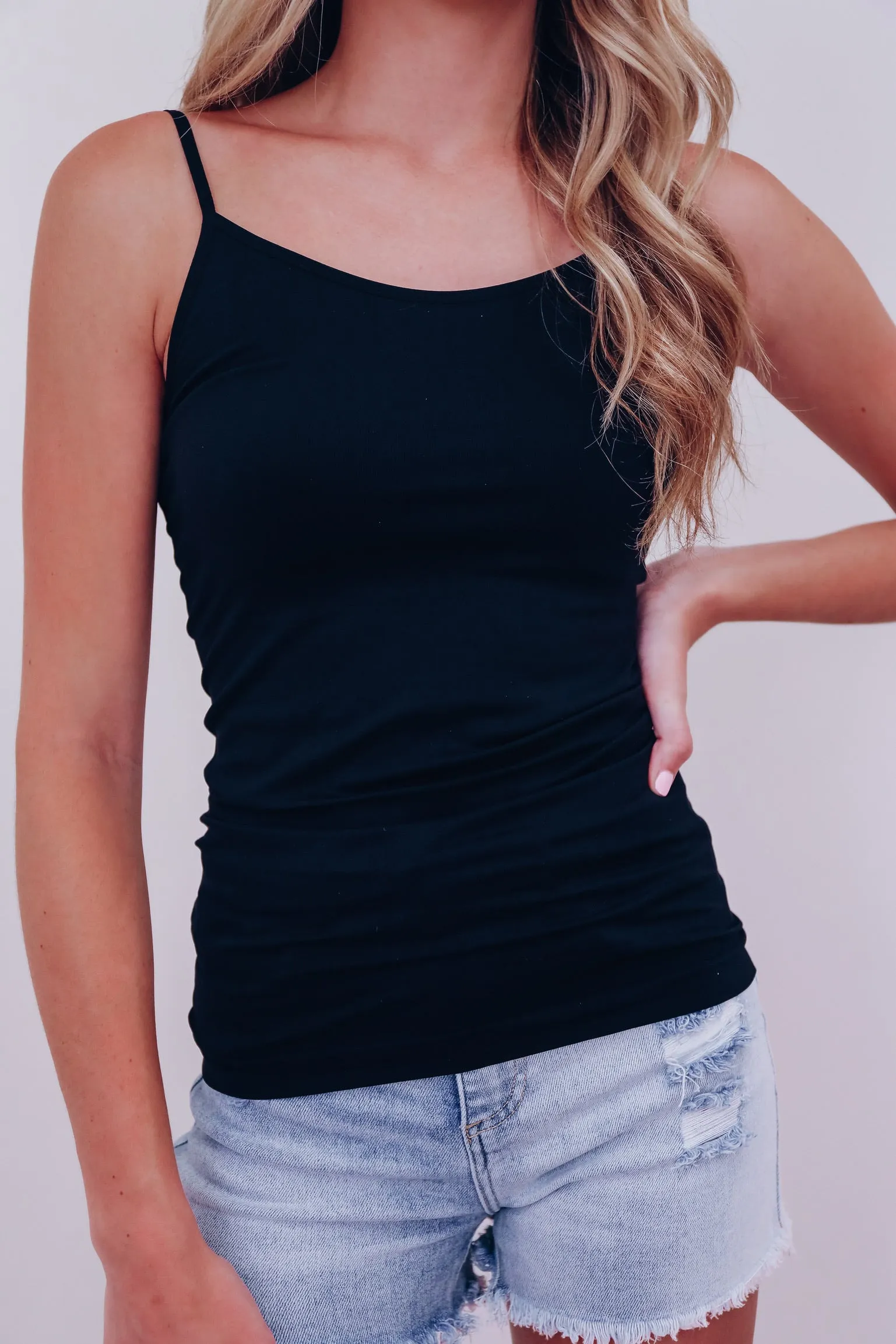 Simple Style Tank - Black