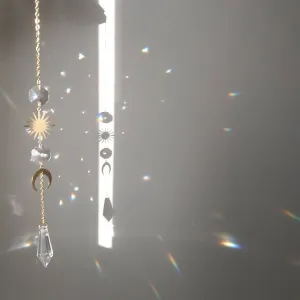 Simple Sun Catcher - Sun Moon Suncatcher Rainbow Maker