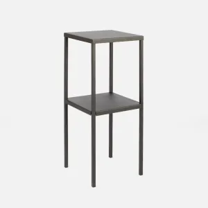 Simple Tall Geo Table - Black