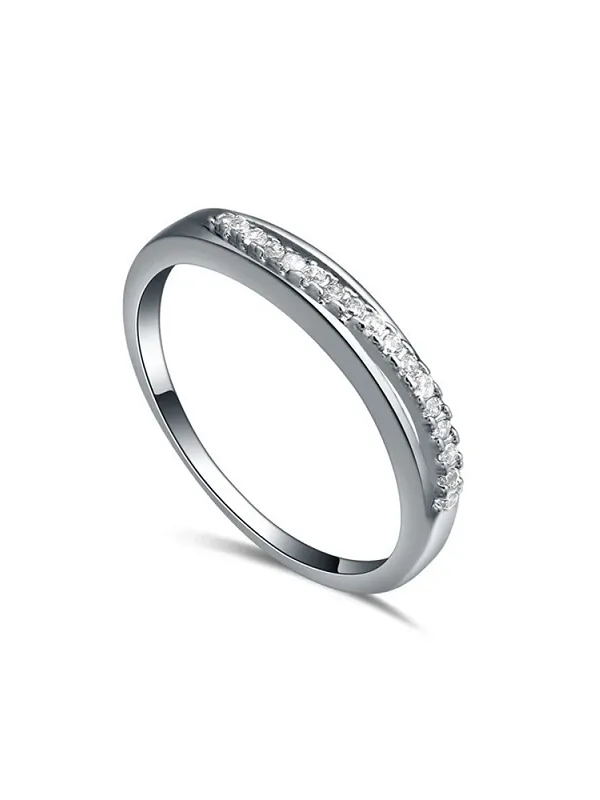 Simple Zircon Ring