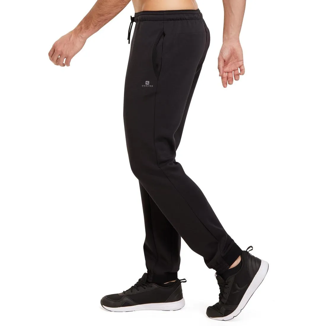 Slim-Fit Spacer Gym & Pilates Bottoms - Black