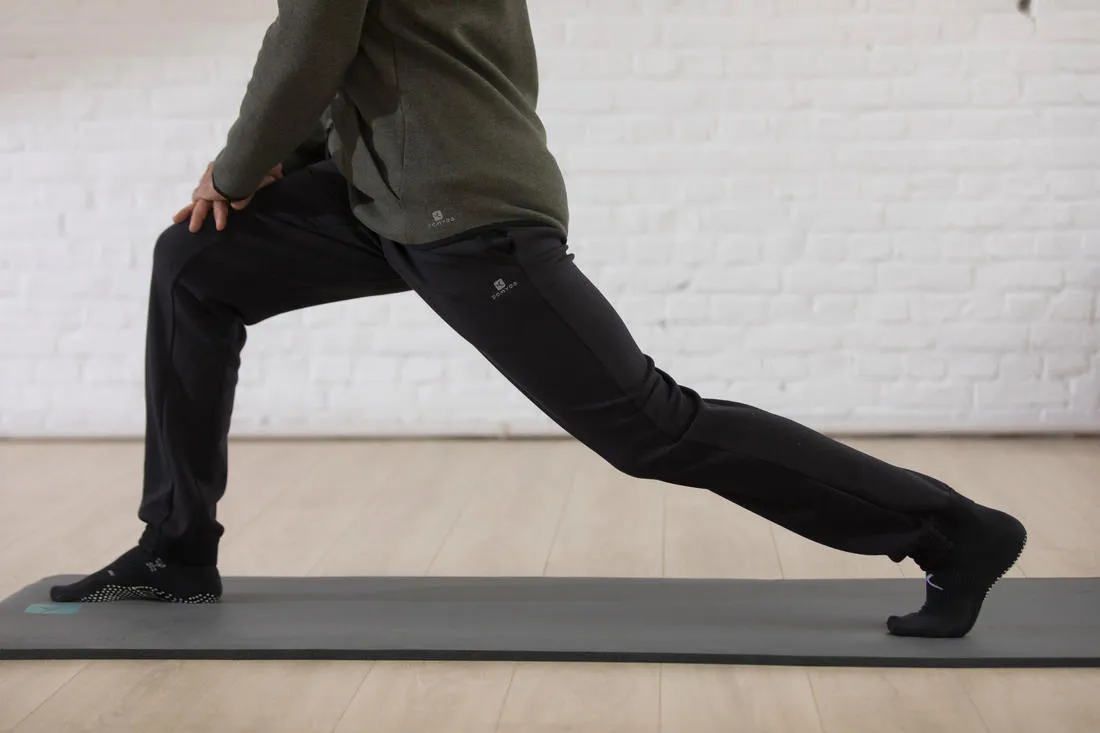 Slim-Fit Spacer Gym & Pilates Bottoms - Black
