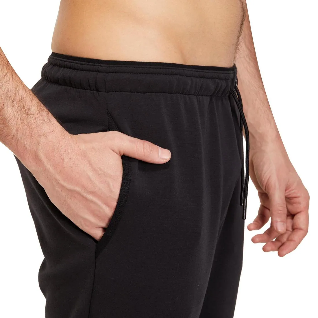 Slim-Fit Spacer Gym & Pilates Bottoms - Black