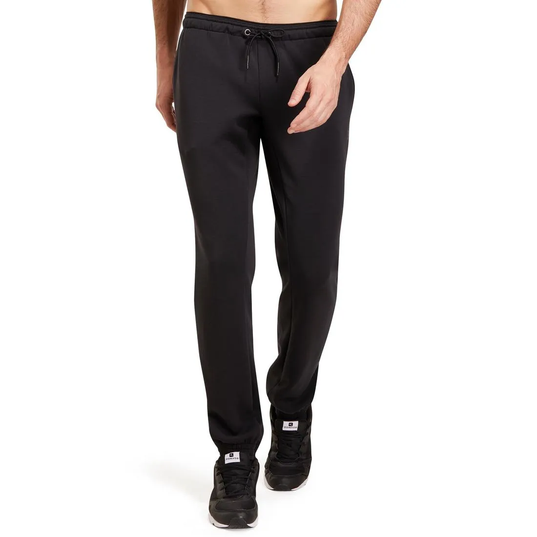 Slim-Fit Spacer Gym & Pilates Bottoms - Black