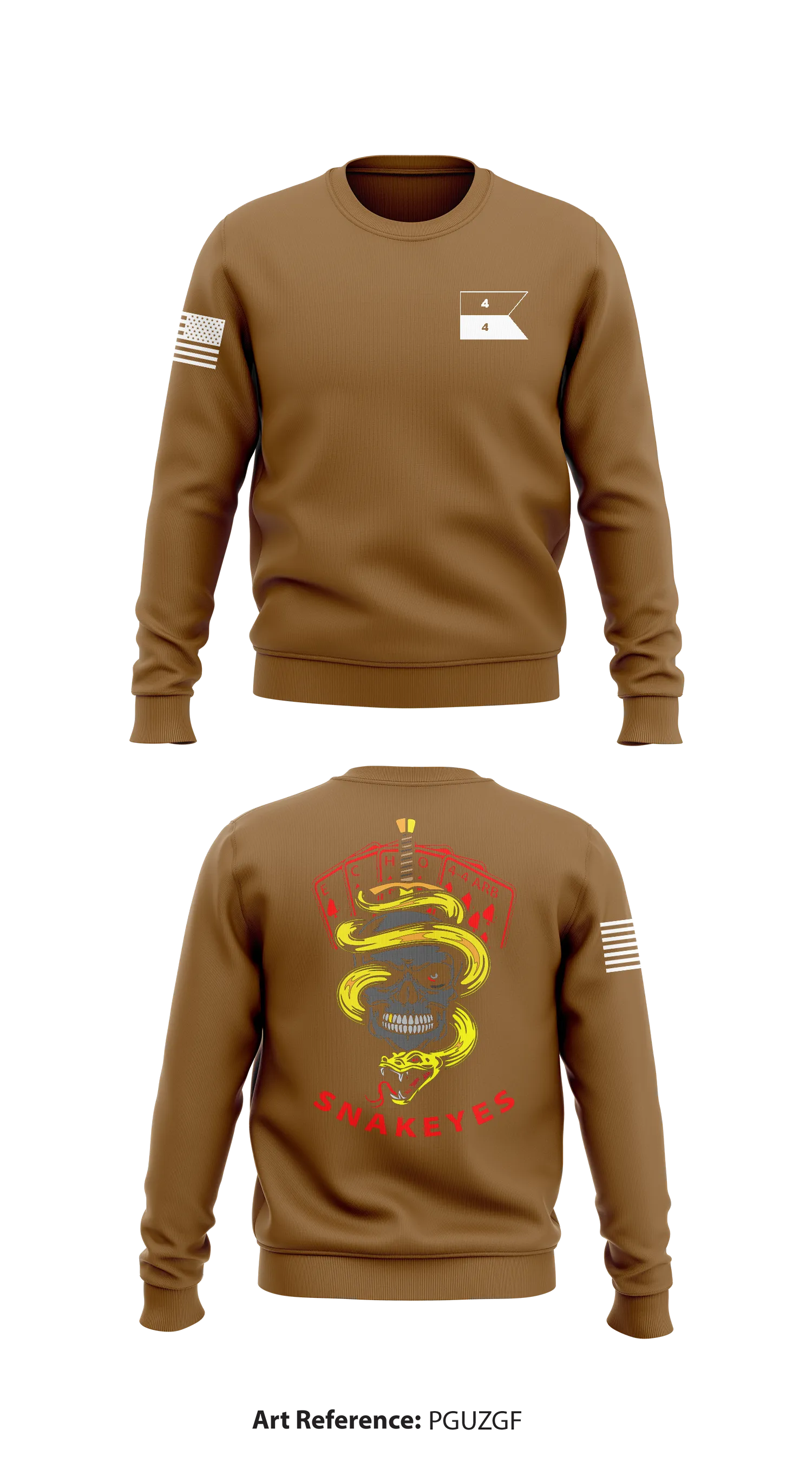 SNAKEYES Store 1 Core Men's Crewneck Performance Sweatshirt - pGuzgF
