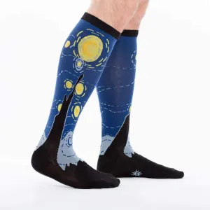 Sock It To Me Starry Night STRETCH-IT Knee Sock