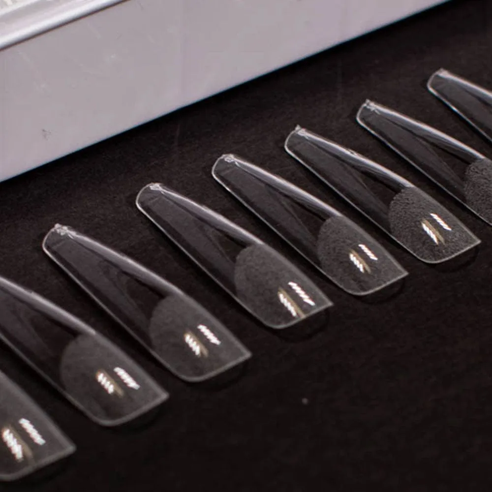 Soft Gel Nail Extensions | Extra Long Coffin
