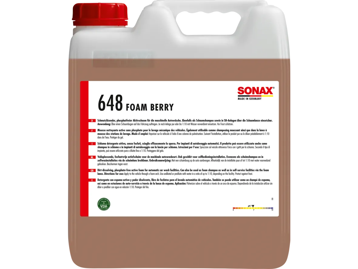 Sonax Active Cleaning Foaming Berry 10L