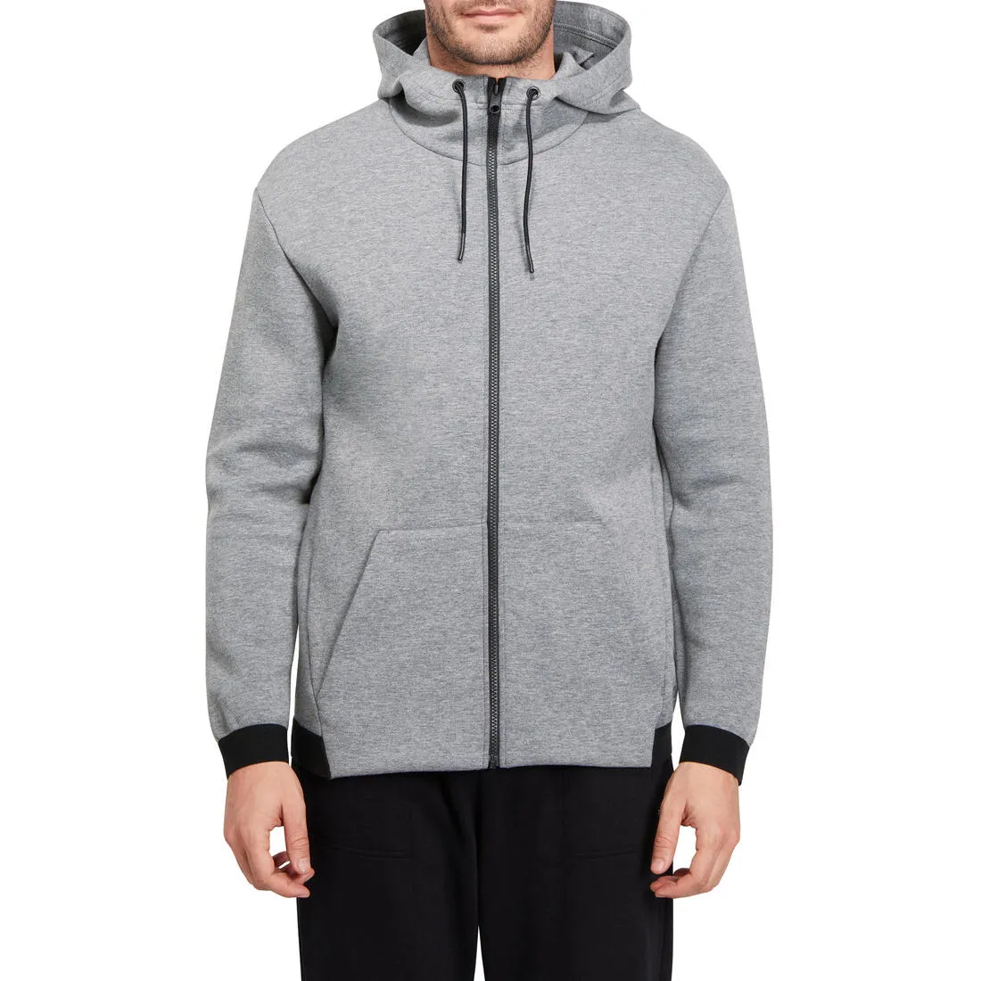 Spacer Gym & Pilates Hoodie Jacket - Medium Grey