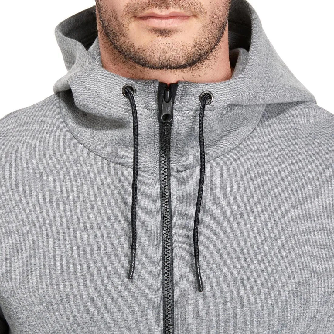 Spacer Gym & Pilates Hoodie Jacket - Medium Grey