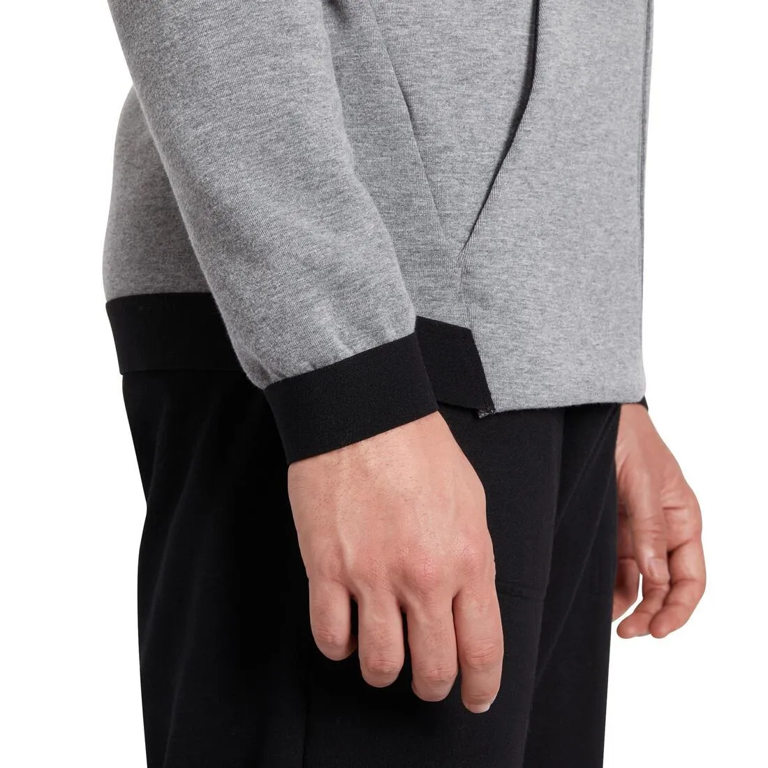 Spacer Gym & Pilates Hoodie Jacket - Medium Grey