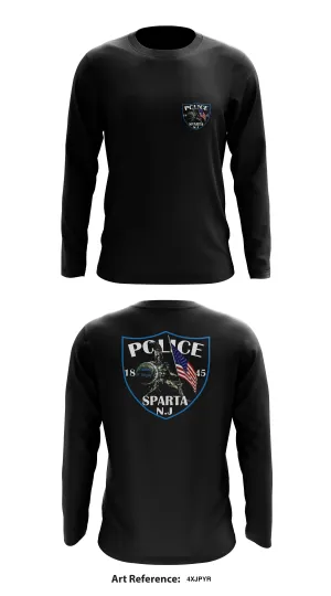 Sparta Twp Police Dept Store 1 - Core Men's LS Performance Tee - 4XJPYR