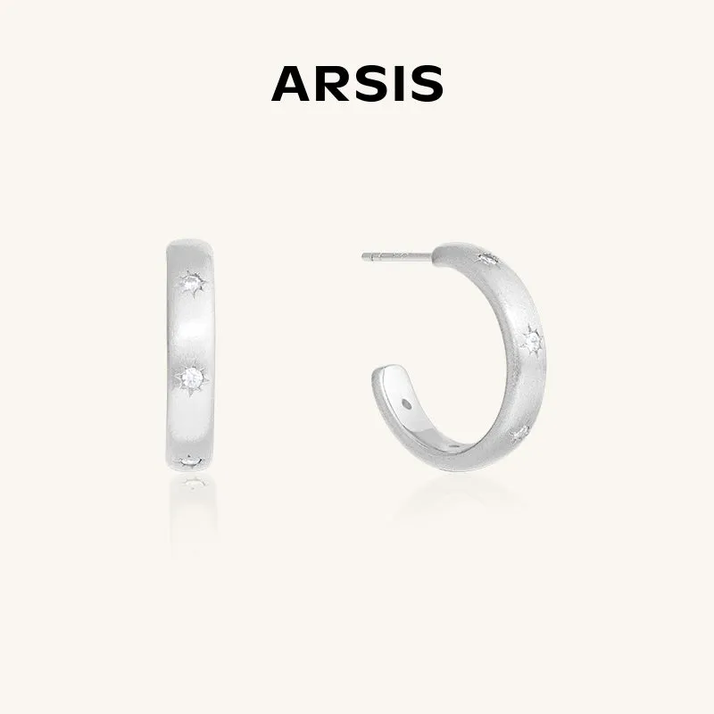 Starry Night Hoop Earrings
