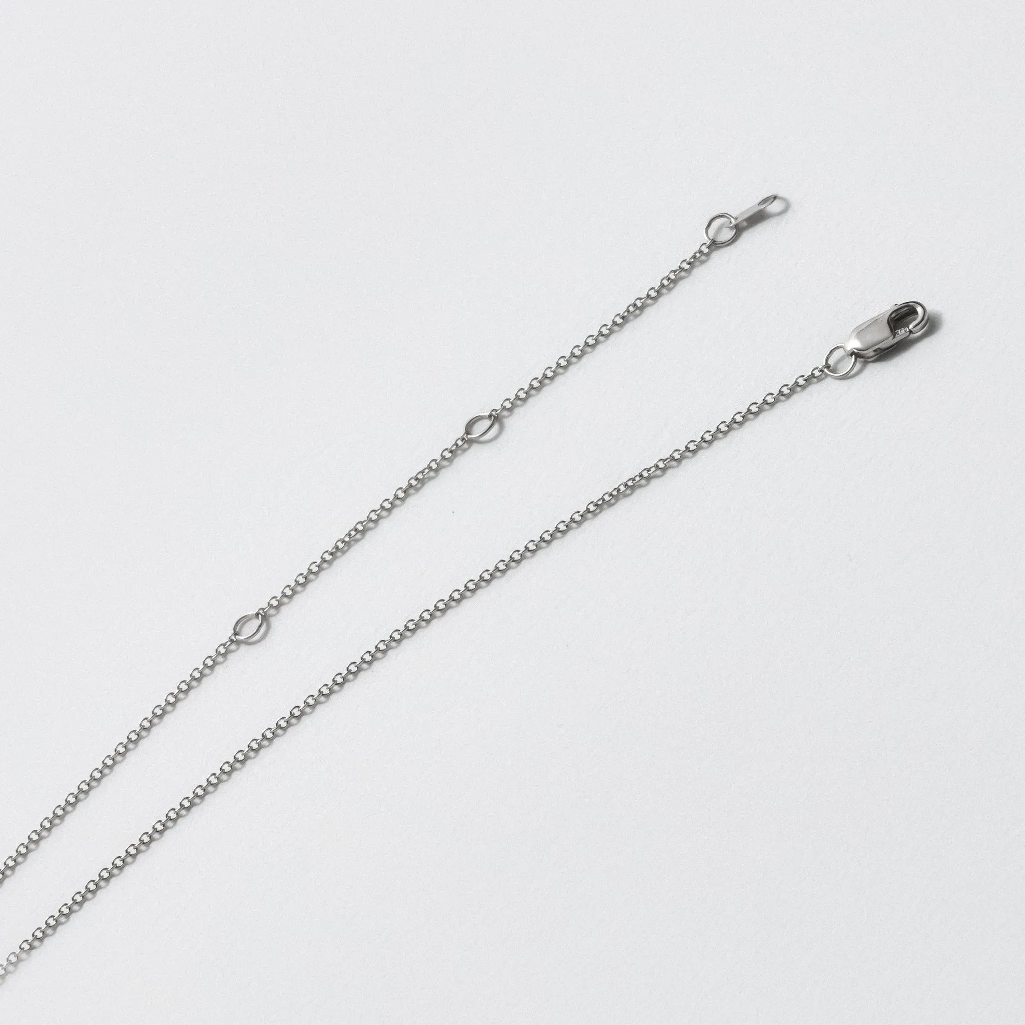 Sterling Silver Pendant Chain Necklace, Floral - Polished 11.95mm