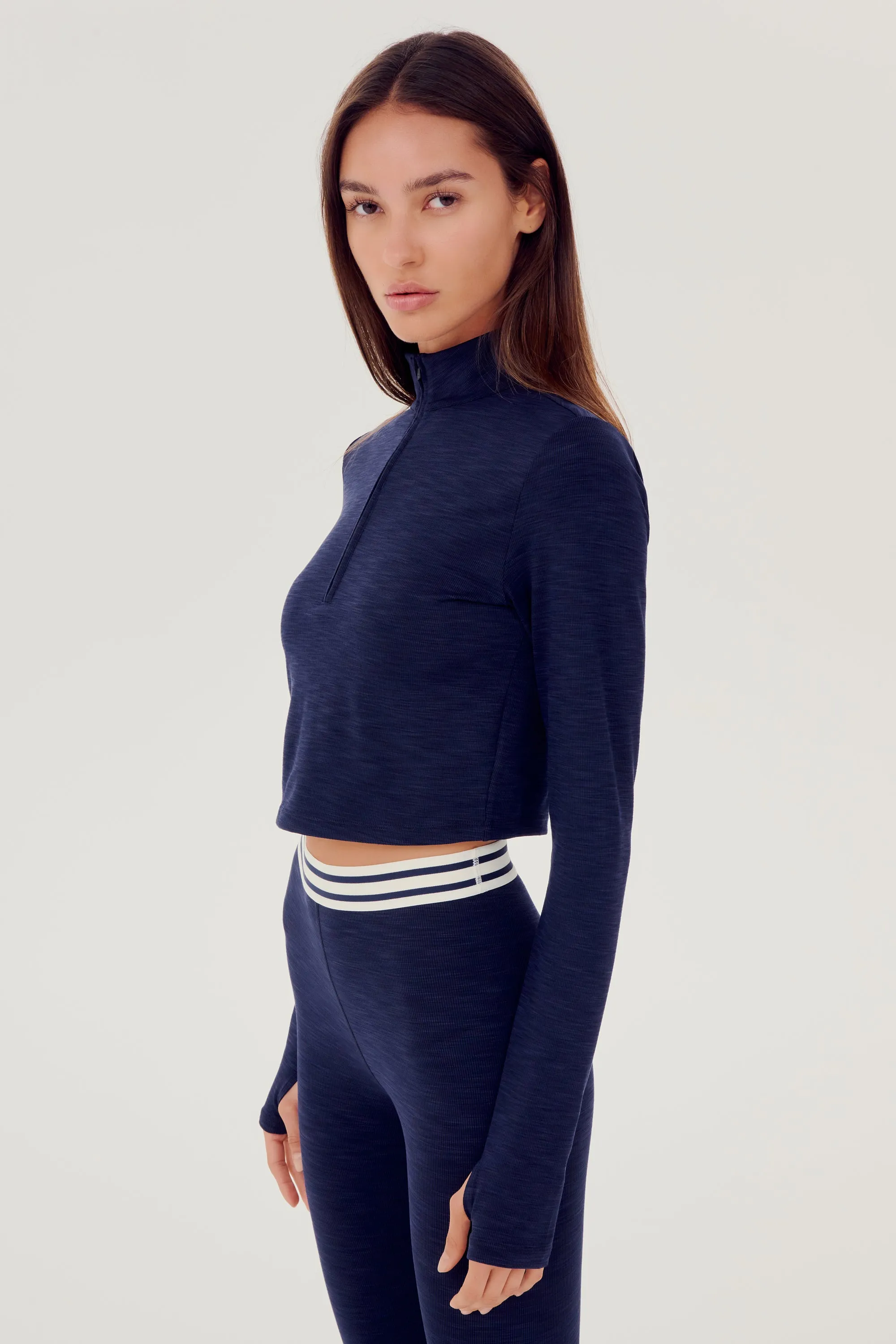 Stevie Active Rib Half Zip