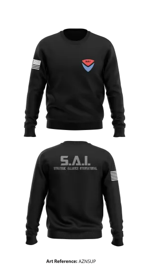 STRATEGIC ALLIANCE INTERNATIONAL Core Men's Crewneck Performance Sweatshirt - aZNsUp