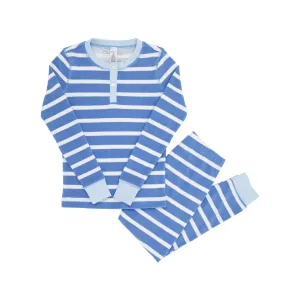 Sutton's Sweet Dream Set (Fleece) - Barbados Blue Stripe with Beale Street Blue