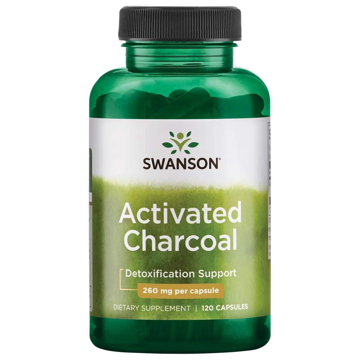 Swanson – Activated Charcoal 260mg 120C