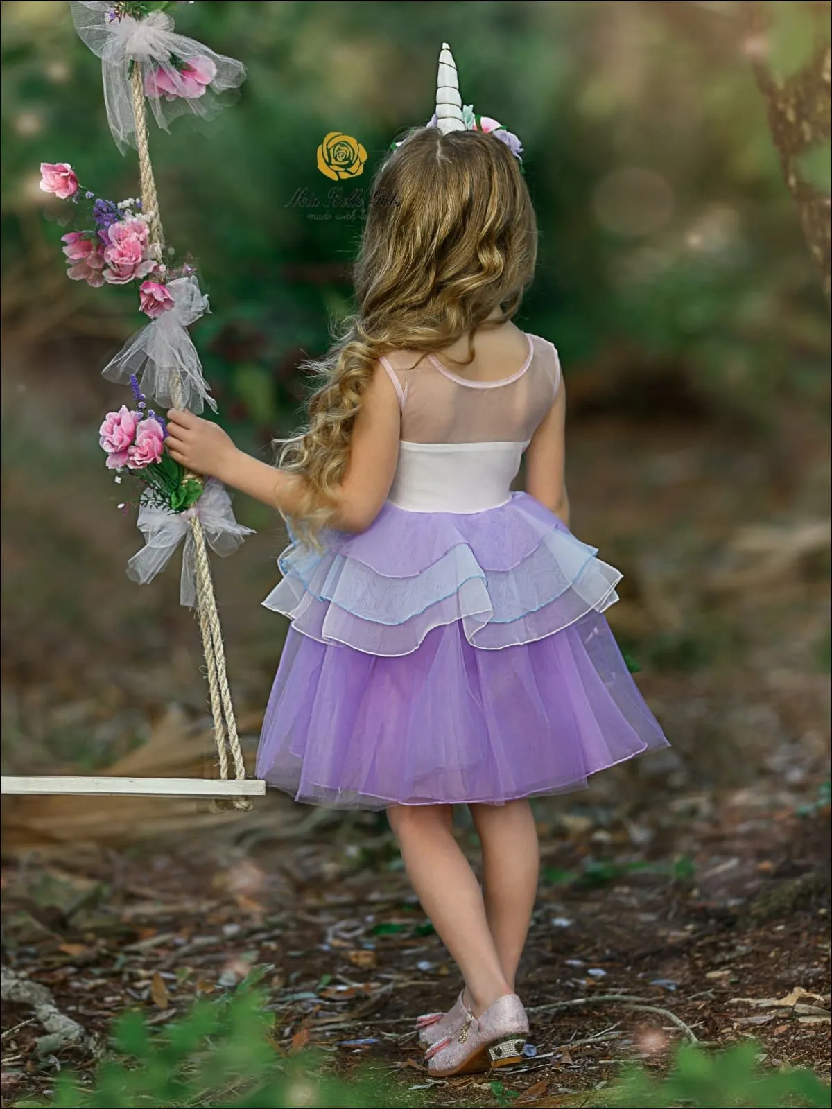 Sweet Unicorn Magic Party Tutu Dress Costume
