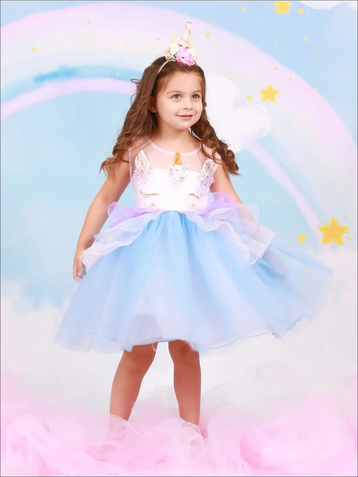 Sweet Unicorn Magic Party Tutu Dress Costume