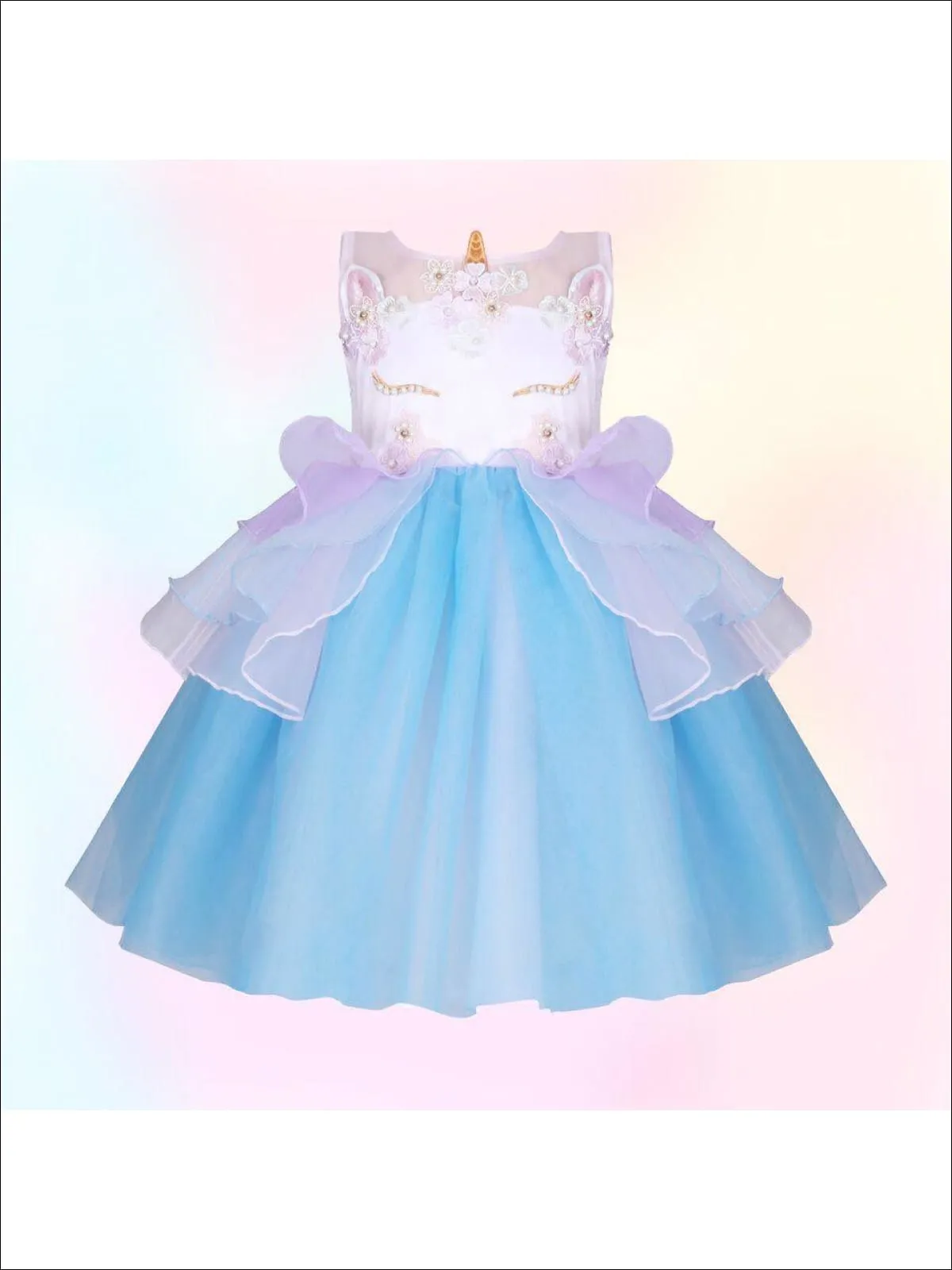 Sweet Unicorn Magic Party Tutu Dress Costume